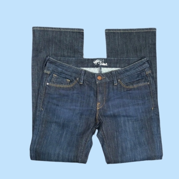 Qualue Supereure de Mavi Women's Jeans Sz 31 Olivia Style Straight Leg Dark Wash - Picture 2 of 7